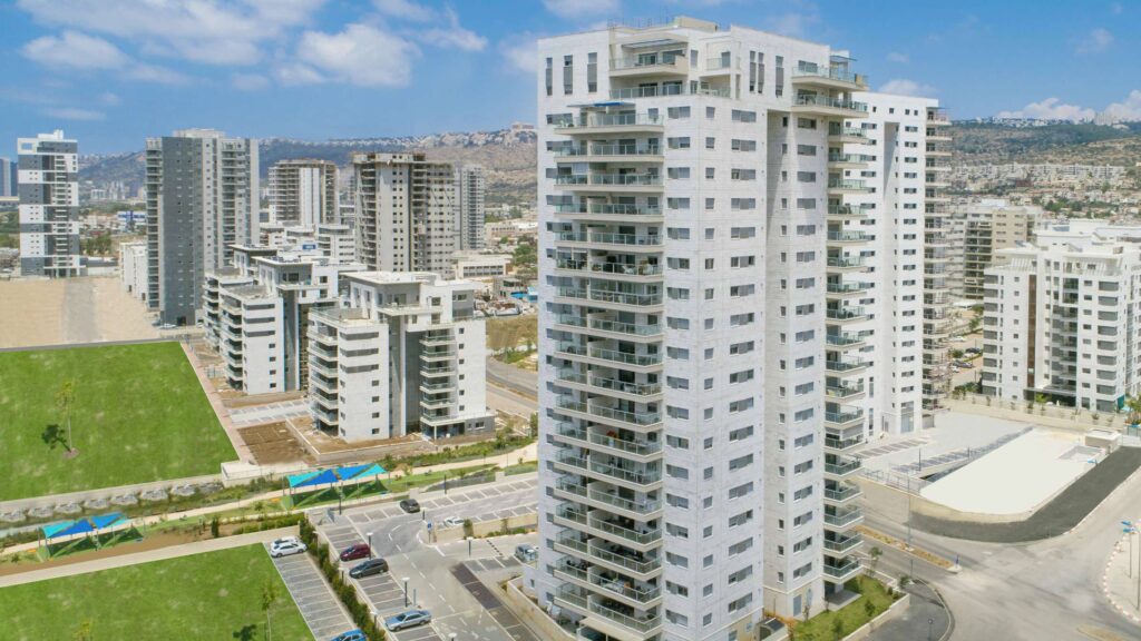 מגדל מגורים חדש בפרויקט של קבוצת בראל